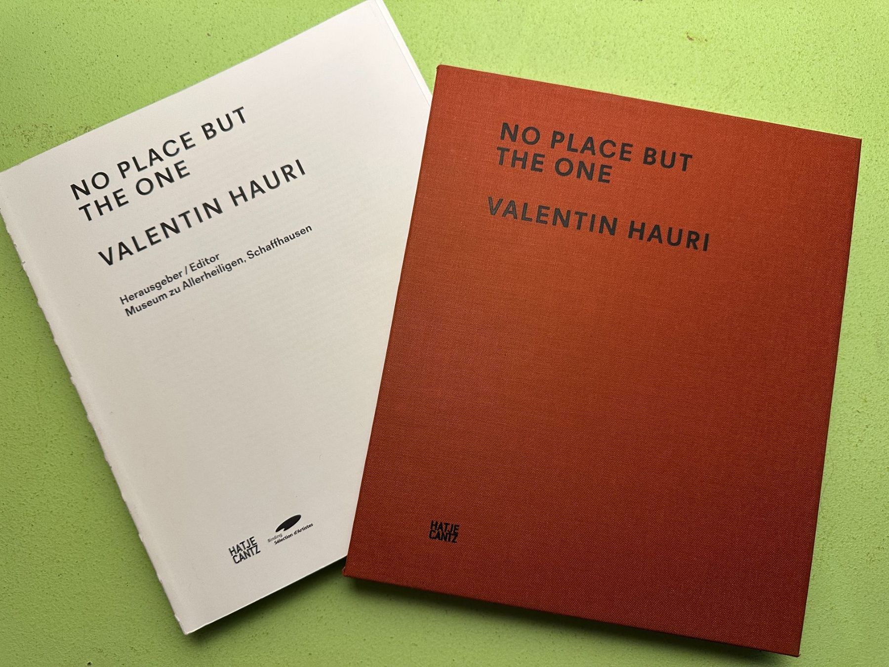 Livres: Valentin Hauri: No Place but the One. d/e. – D'occasion à Zürich par allp