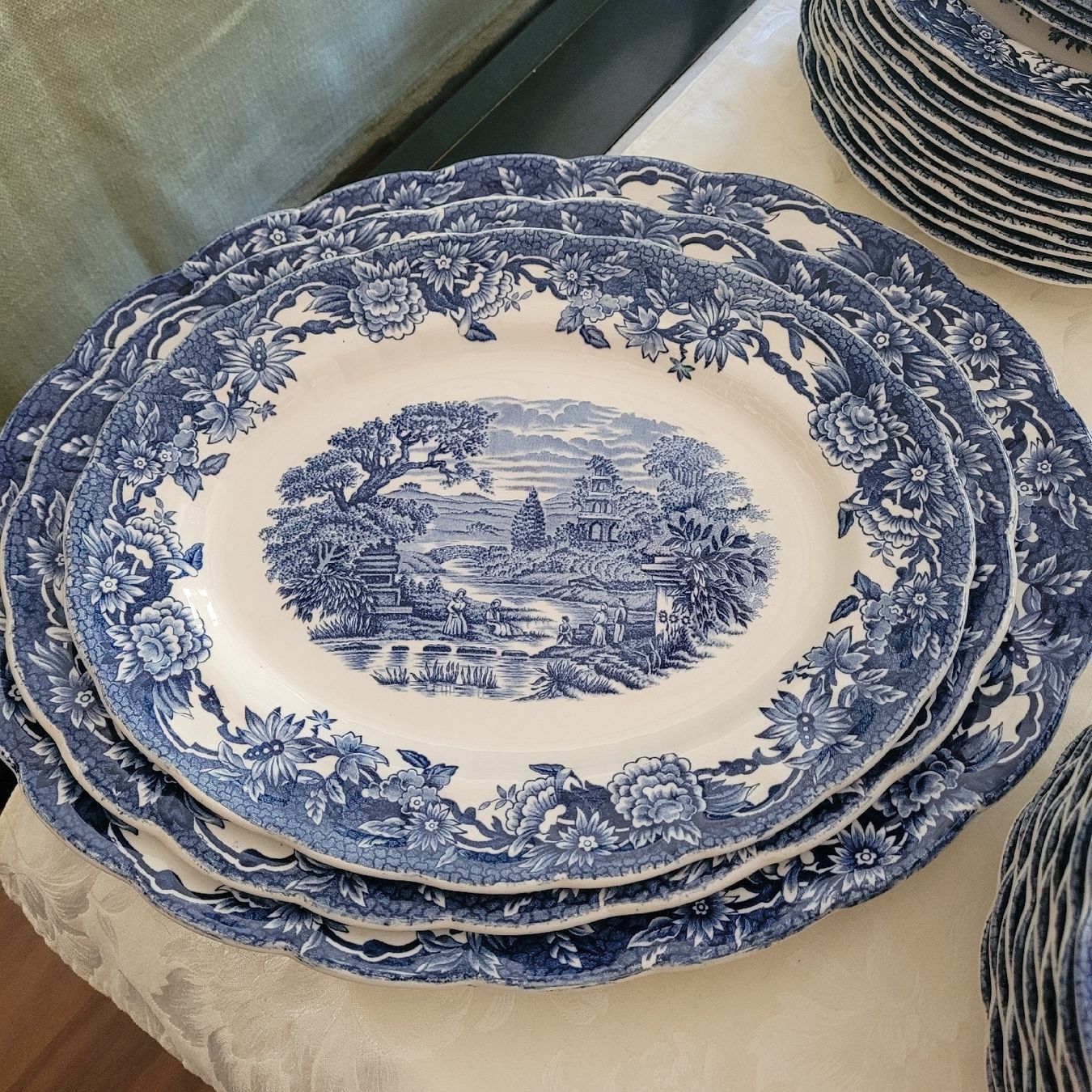 Ridgway Set di piatti: Ridgway England Woburn Geschirr Set  – Usato da zweisimmen venduto da Alusru22 3