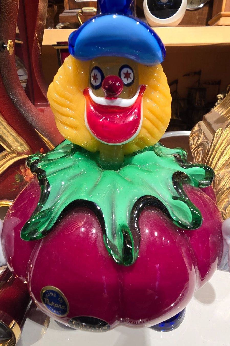 Murano Statuette: Murano Glass CLOWN – Usato da Thalwil venduto da Designer50 7
