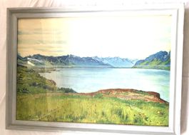 Ferdinand Hodler (1853-1918) - Grosse Lithographie Genfersee