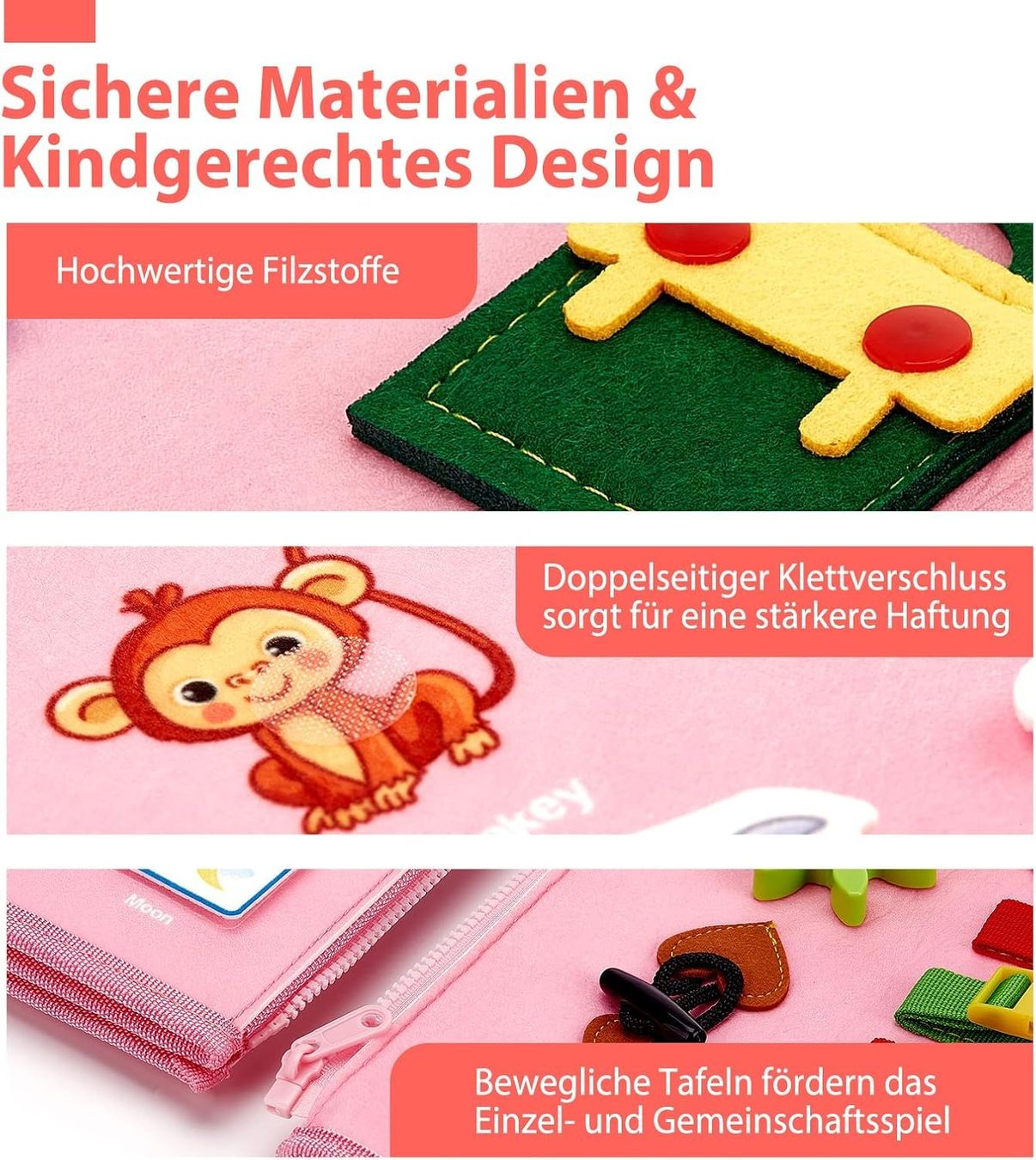 Montessori Mathe-Spielzeug Einhorn – Zählen Lernen Für Kinder Ab 3 Jahren
