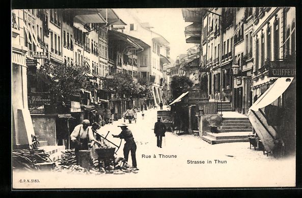 Cartes postales: AK Thun, une Rue – D'occasion à Berlin par bartko-reher