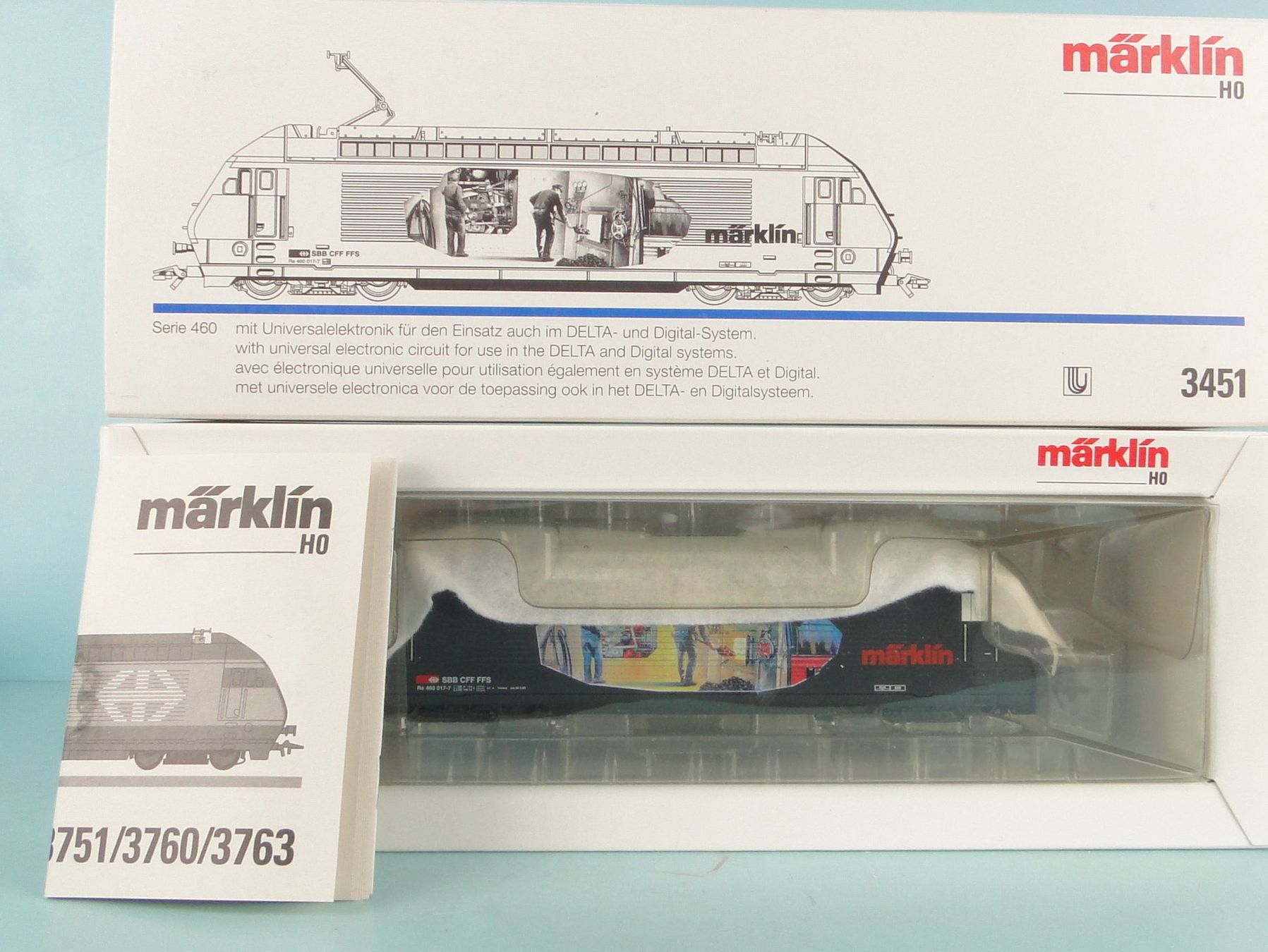 Märklin Modellini di ferrovie: Märklin 3451 SBB S460 Digital – Usato da Bülach venduto da cann11 1