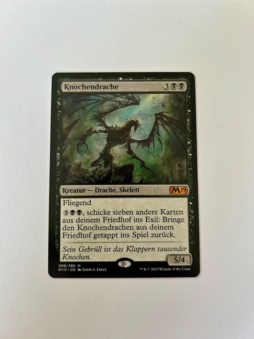 Magic The Gathering Carte collezionabili: MTG - Knochendrachen - M19 - DE – Usato da Wangen an der Aare venduto da SG94