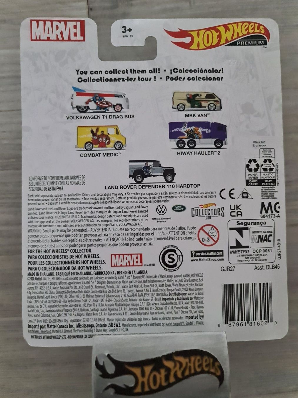 Hot Wheels Voitures modèles: Hot Wheels Premium Marvel 2021 Combat Medic 3/5 – Neuf avec emballage d'origine à Adlikon par Mmartin0 1