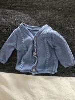 Baby Strickjacke blau Grösse 50/56 