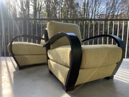 Paar Design Sessel von Roche Bobois im Art Deco-Stil