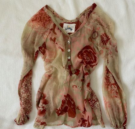Damen Bluse gemustert langarm Grösse S guter Zustand
