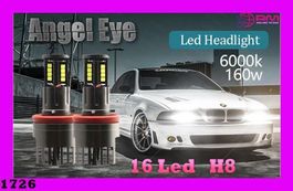 Bmw H8 LED Angel Eye 160W 6000K