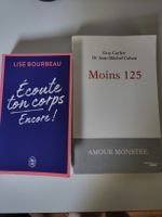 Lot de 2 livres, Lise Bourbeau et Guy Carlier, état bon