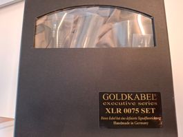 Goldkabel Executive XLR Kabel 0075 0,75 Meter