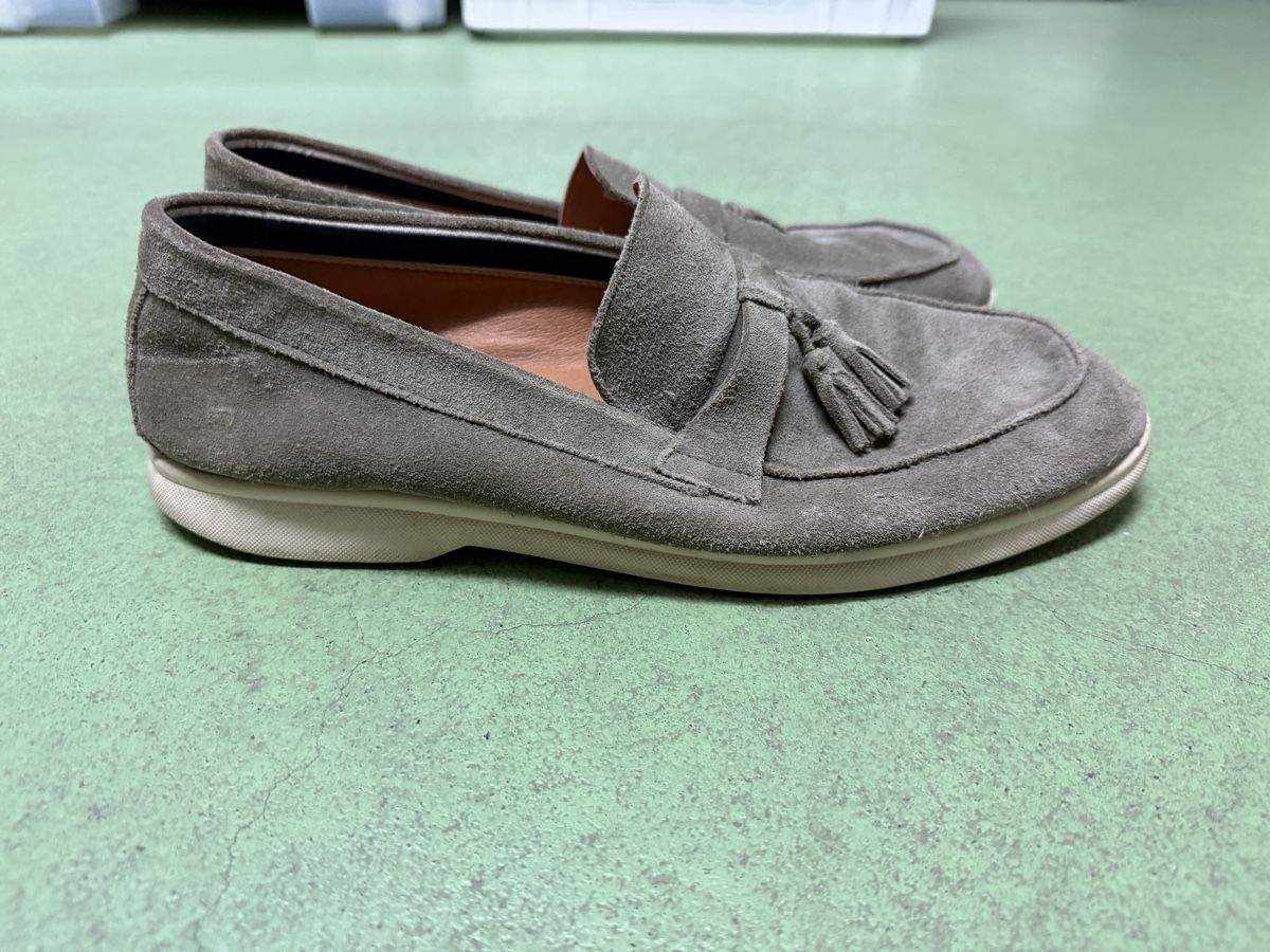 Dune London Scarpe da uomo: DUNE Graue Wildleder Loafers, Grösse 43 – Usato da Jona venduto da Good_luck_ 1