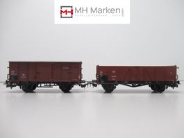 Piko 123-01 + 6413-01 Güterwagen der DR Gleichstrom DC GS H0