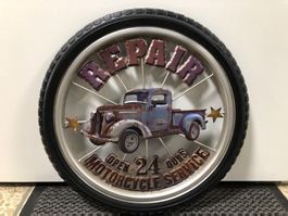Garage us pick up v8 reifen repair