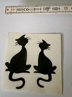 Aufkleber schwarze Katzen NEU