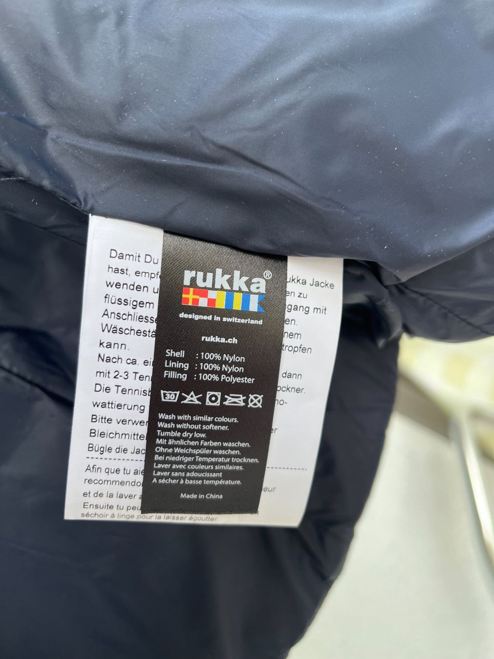 Rukka Jacken: Rukka Steppjacke blau Grösse 36 . Neu. – Neu (gemäss Beschreibung) aus Bad Ragaz von ditabi 4
