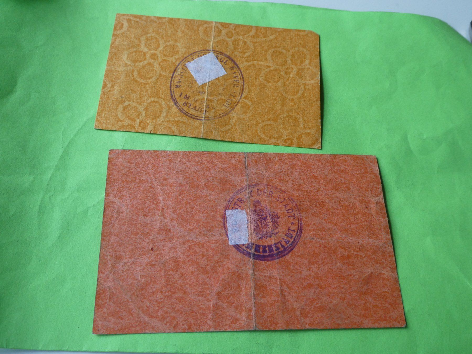 Banconote: Dt. Reich, Immenstadt  - Notgeld – Usato da Hinterforst venduto da Rohusri 1