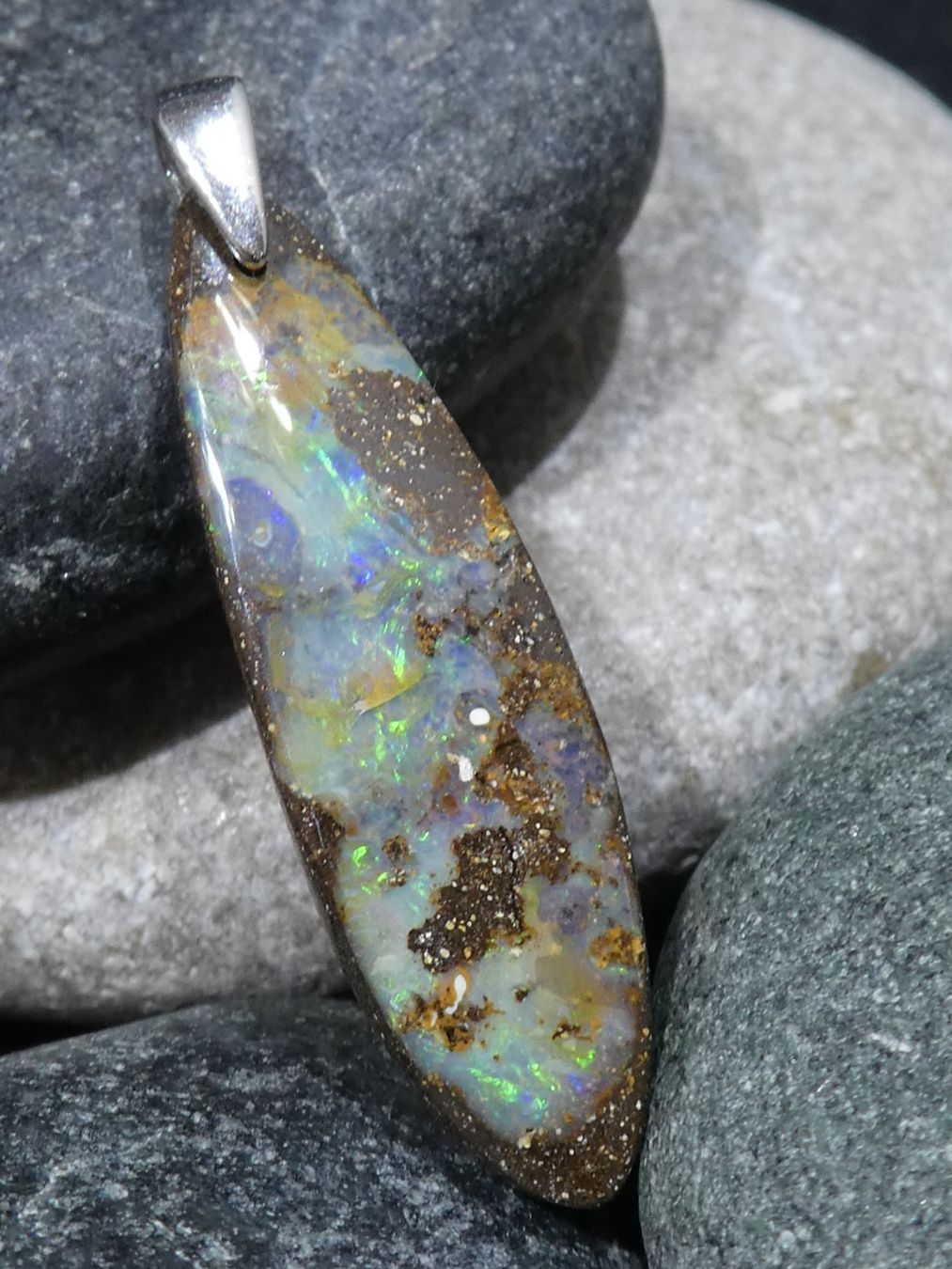 Ciondoli: Boulder Opal Anhänger. – Nuovo (secondo la descrizione) da Niederbüren venduto da Raphael014 5