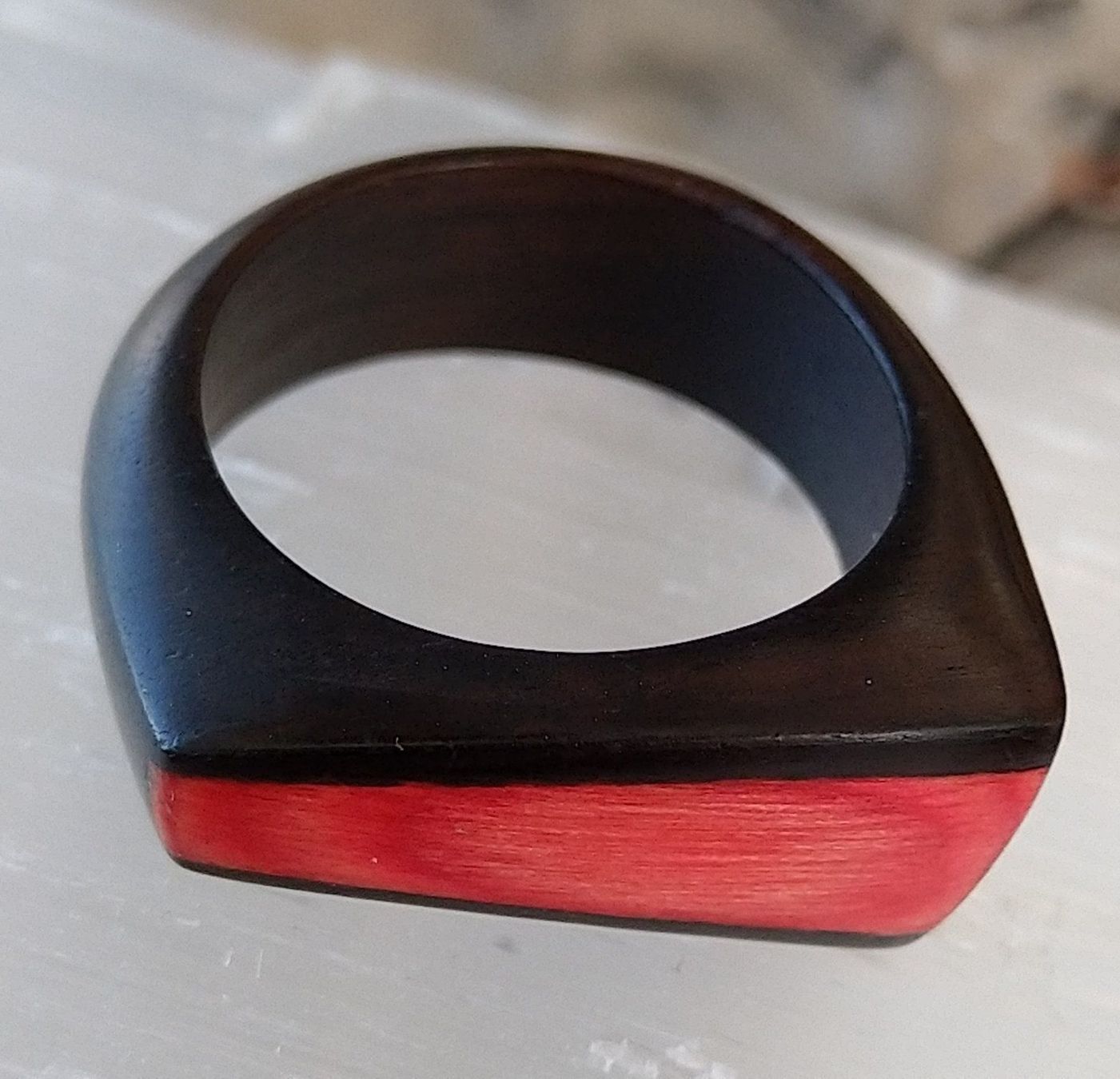 Ringe: EBENHOLZ RING - NATUR PUR - UNIKAT – Gebraucht aus Romanshorn von BoutiqueA 1