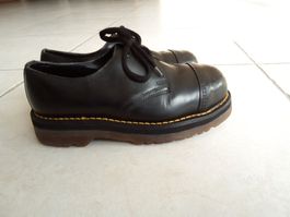 Dr Martens coquées cuir noir, UK4 / 37, made in England