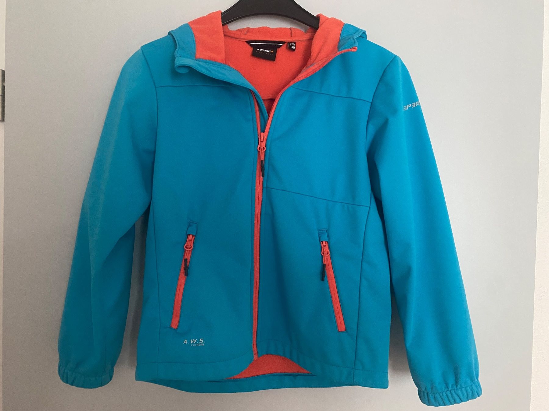 Icepeak Giacche & Cappotti: Icepeak Softshell Jacke, Türkis-Orange, Gr. 140 – Usato da Glattbrugg venduto da riseca