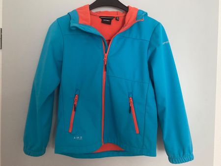 Icepeak Softshell Jacke, Türkis-Orange, Gr. 140