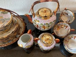 22-teiliges chineschisches/japanisches (?) Teeservice