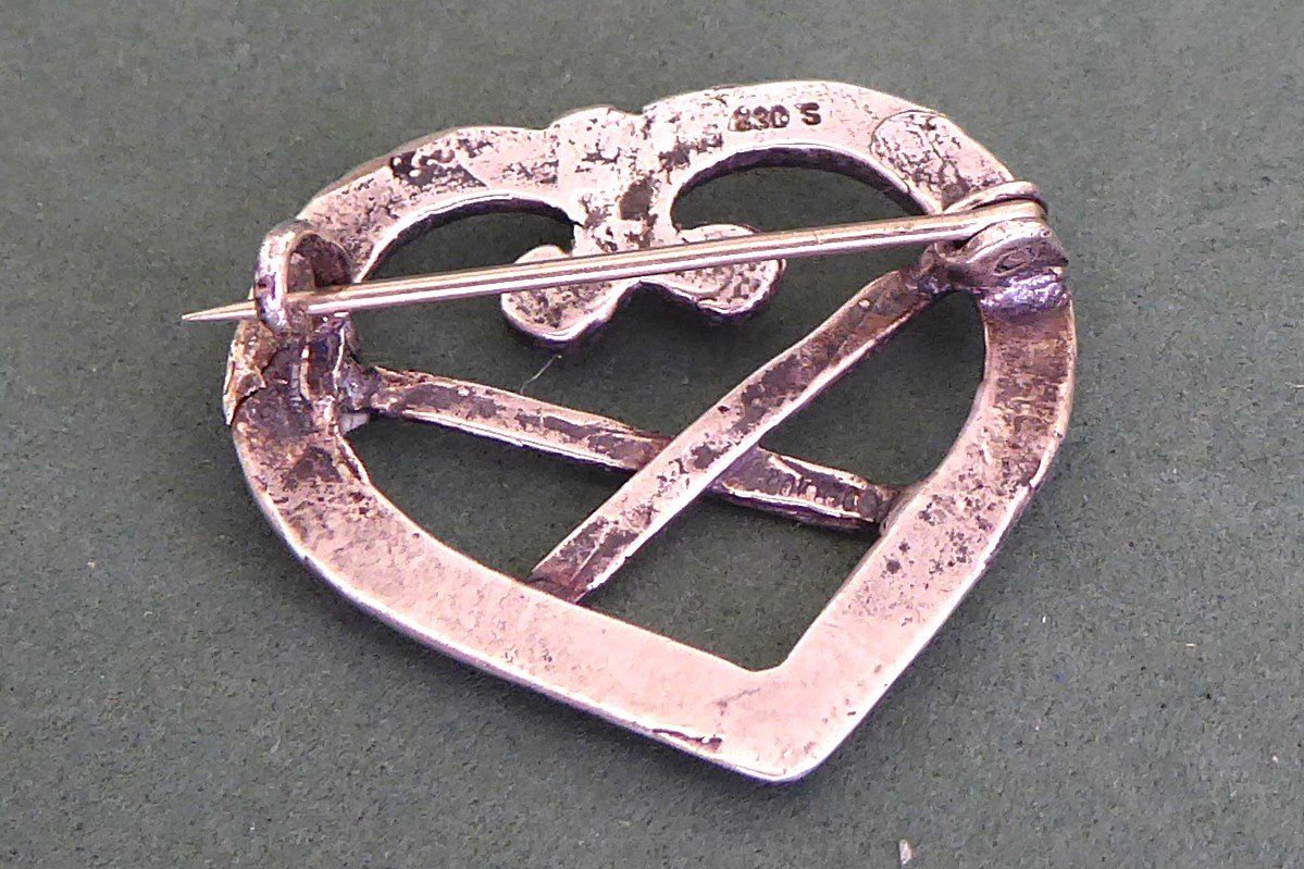 Spille & Fermagli: Antike Brosche 830 Silber 1890 - 1910 – Usato da Muri AG venduto da silvermouse007 1