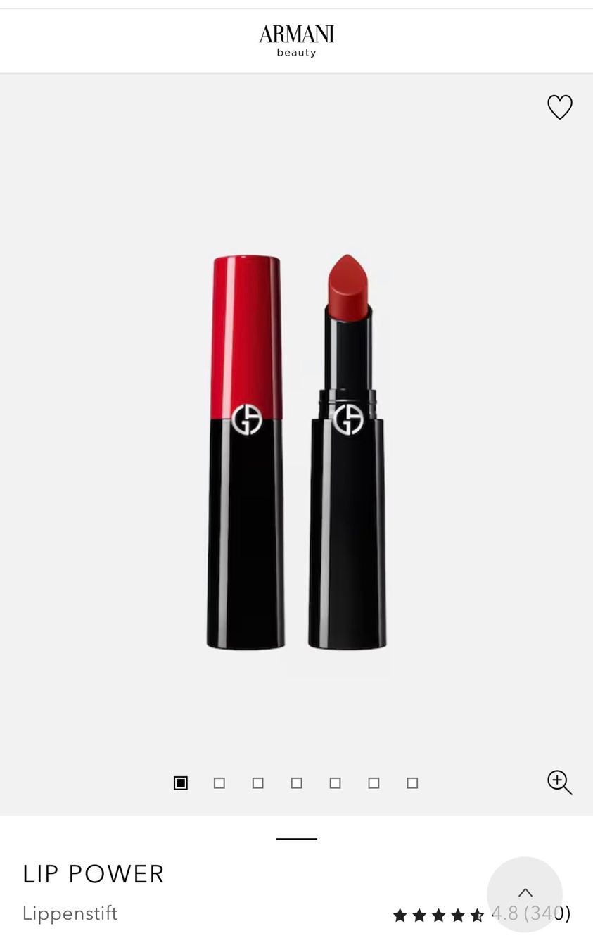 Armani Make-up: Lip Power Armani 405 neuf – Nuovo e nell'imballaggio originale da Lausanne venduto da Meganelausanne 2