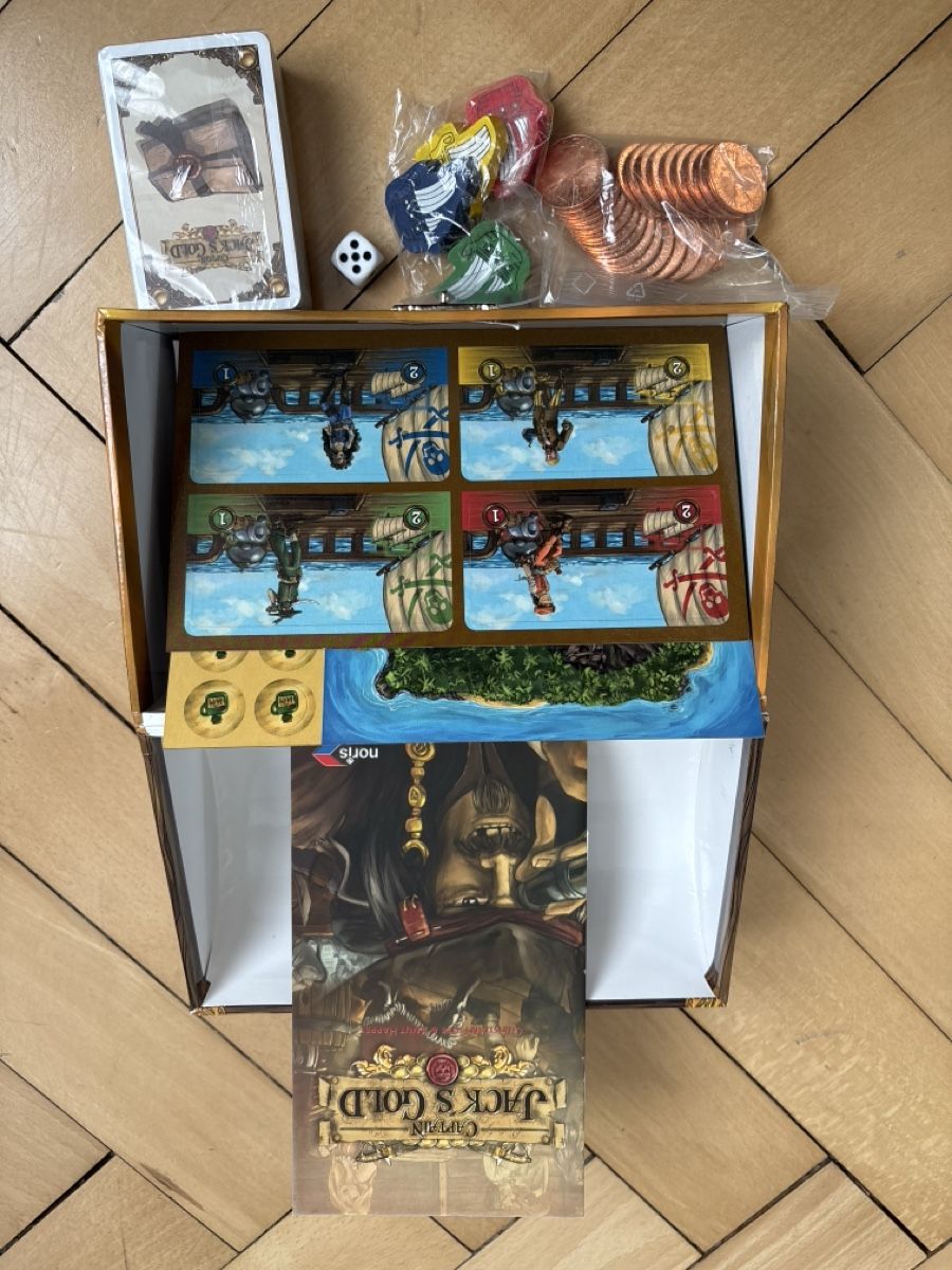 Giochi: Captain Jack's Gold, Noris Spiel, NEU – Nuovo e nell'imballaggio originale da Bern venduto da blu123 1