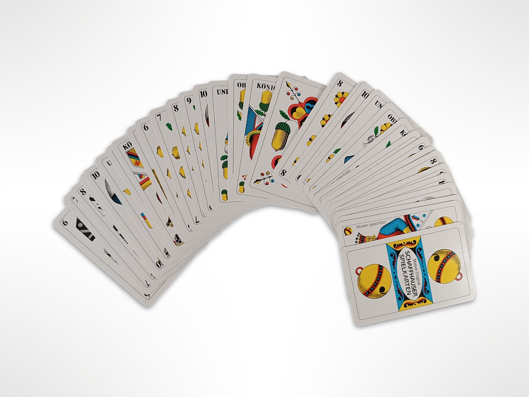Giochi: SCHAFFHAUSER SPIELKARTEN Jasskarten mit Etui – Usato da Suhr venduto da Restwert_Suhr 2
