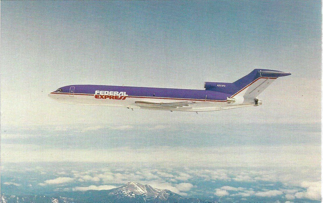 Cartoline postali: Federal Express B727-2S7F, N201FE – Nuovo e nell'imballaggio originale da Thun venduto da Abigboss