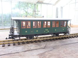 LGB RhB Personenwagen 3. Klasse - C 66 - Metallachsen