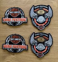 4 Ecussons Harley-Davidson Euro Festival 2012