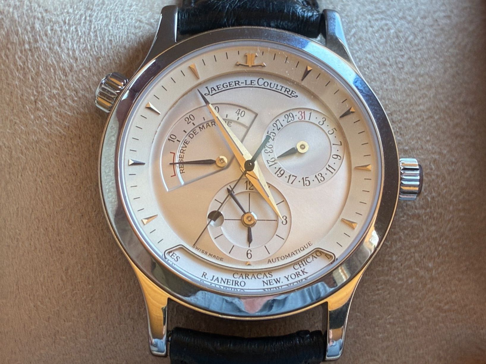 Jaeger-Lecoultre Uhren: JLC MASTER  GEOGRAPHIC 142.8.92 – Gebraucht aus Beinwil am See von watchfever