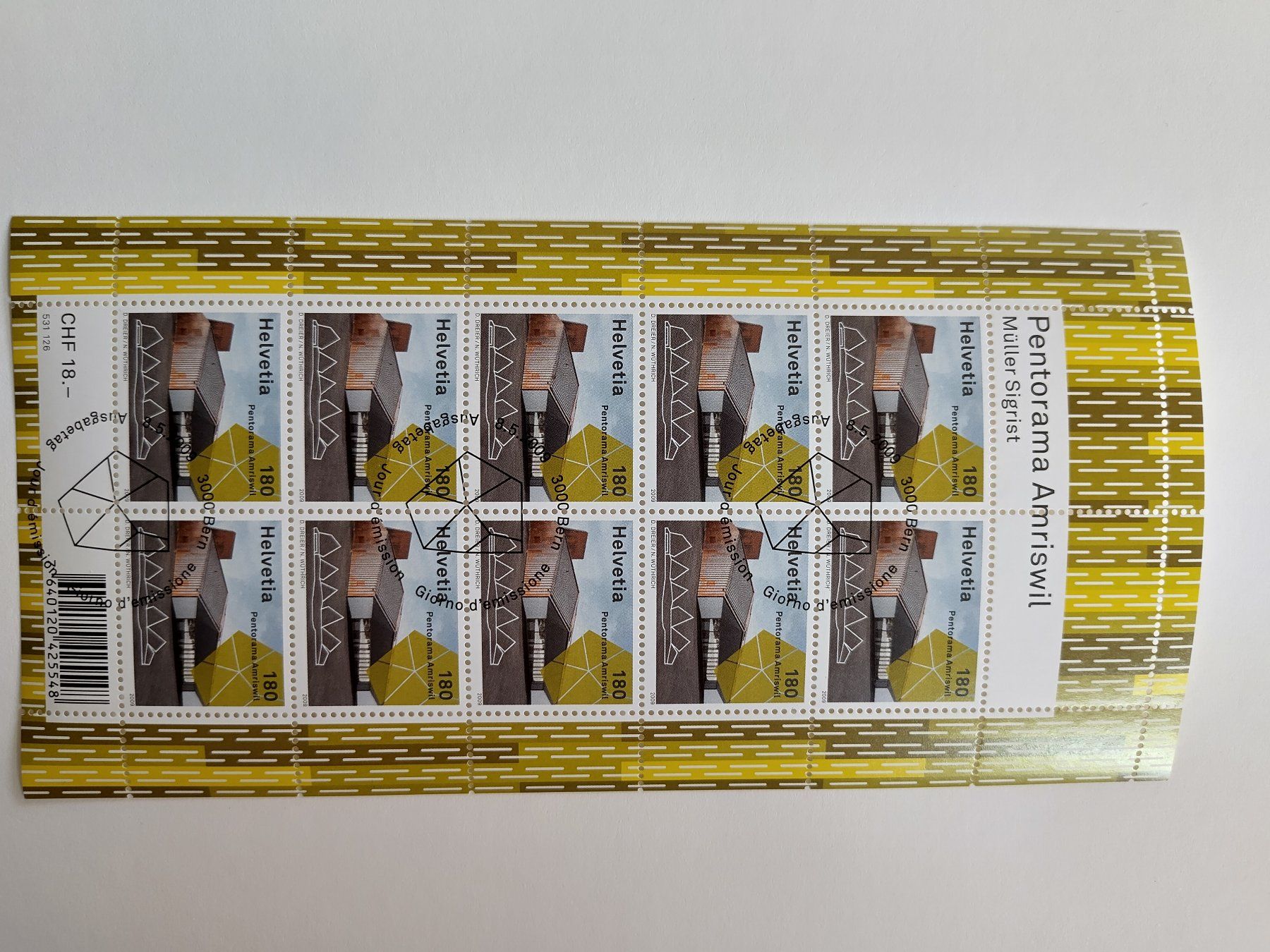 Tutti i francobolli: Kleinbogen Stiva da morts Vrin, Caminada, Ersttagsstempel – Usato da Sarnen venduto da DokRak