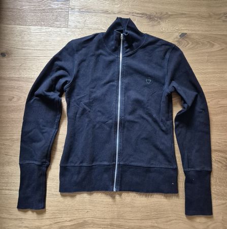 Schwarze Sweatjacke (Gr. M)