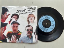 CHEAP TRICK tolle Single If you want my love Kult 80's UK