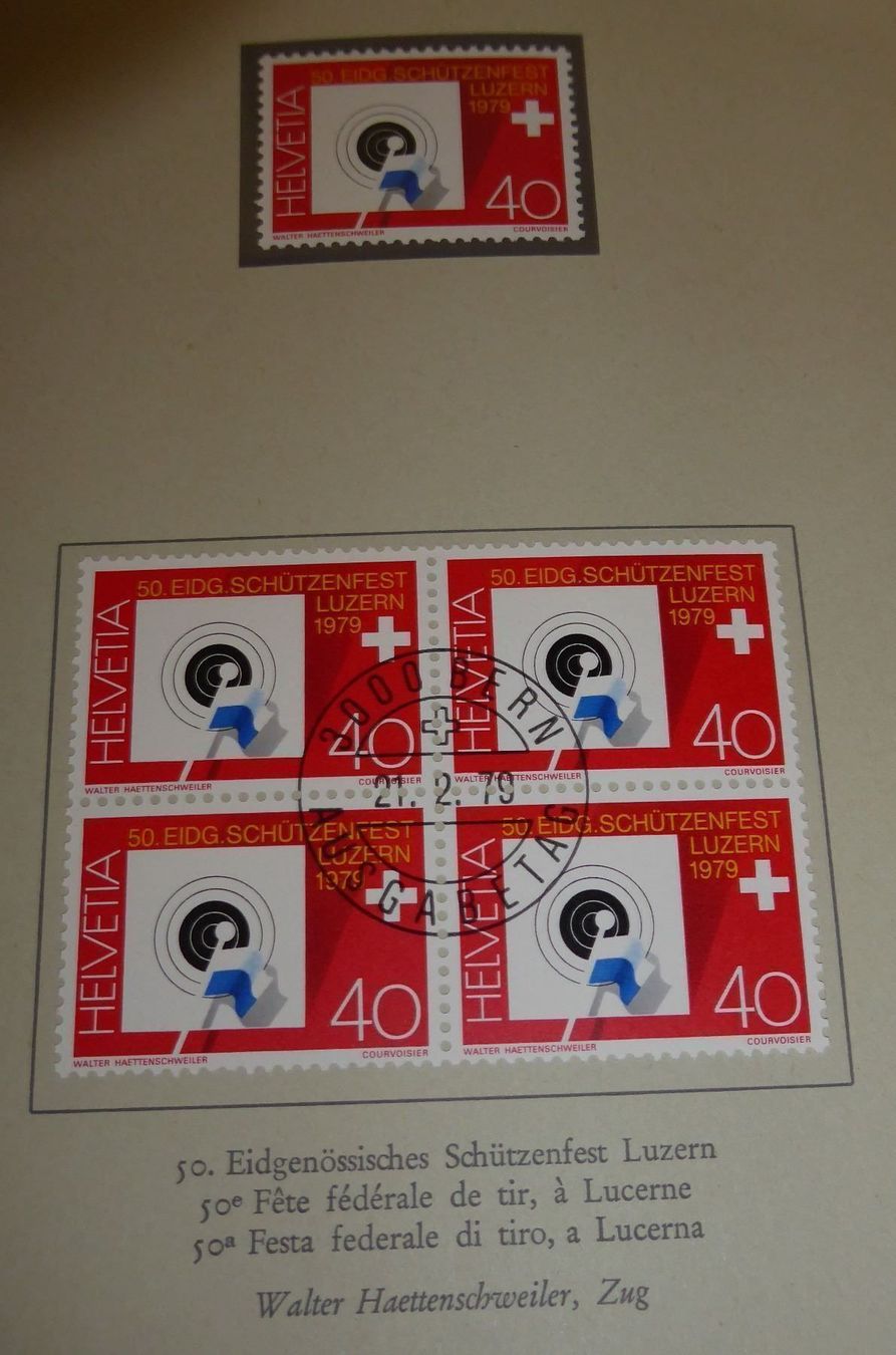 Tutti i francobolli: 1978/79 PTT Heft mit Sonderpostmarken – Usato da Spreitenbach venduto da Mustang_1105 1