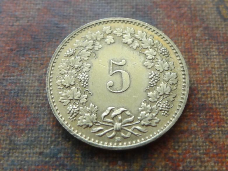 Tutti le monete: 5 Rp. 1992 – Usato da Romanel-sur-Lausanne venduto da Swift13 1