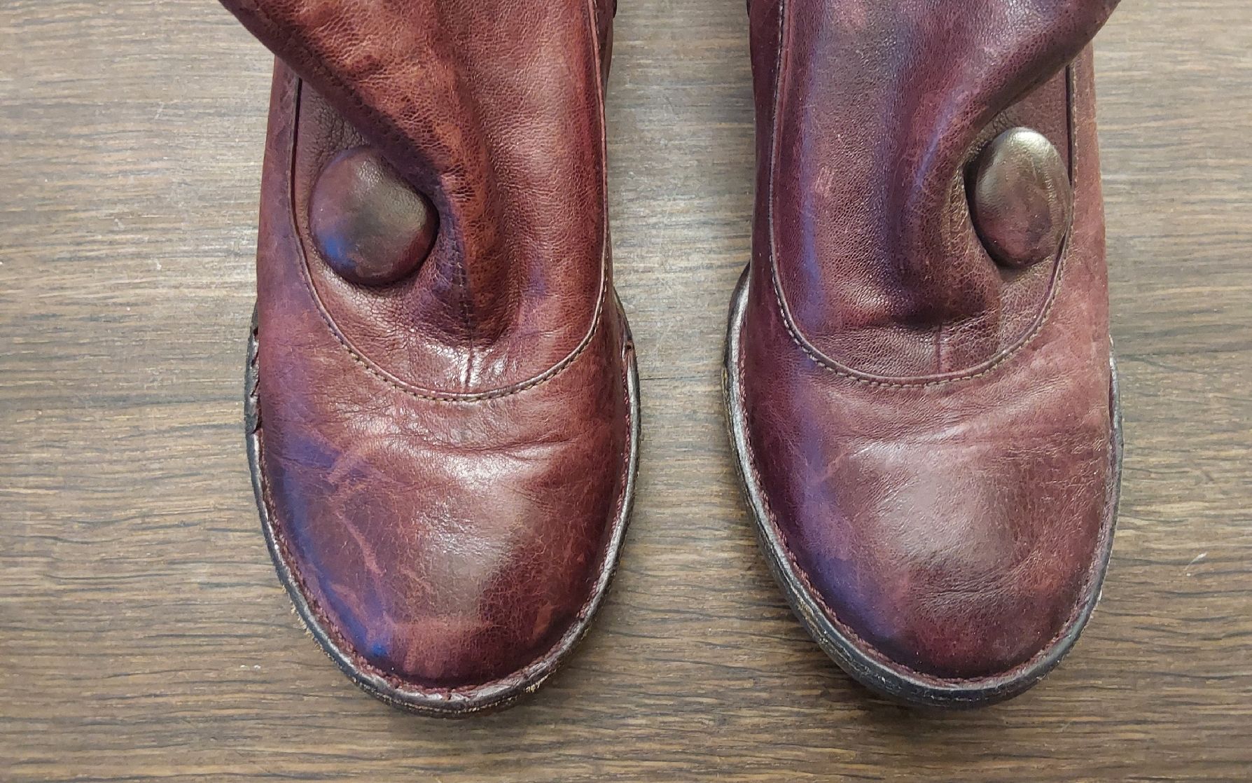 Scarpe da donna: Stiefeletten gidigio 35 dunkelrot – Usato da Köniz venduto da scopello12 2