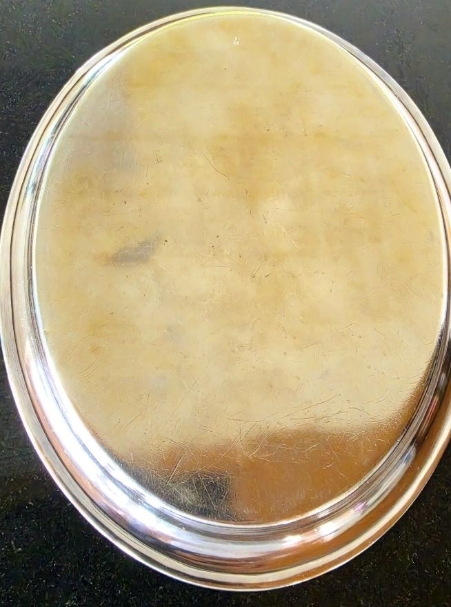 Piatti di portata: Silber-Tablett Serviertablett Oval 21cm Vintage – Usato da Flaach venduto da ker_6ml7 5