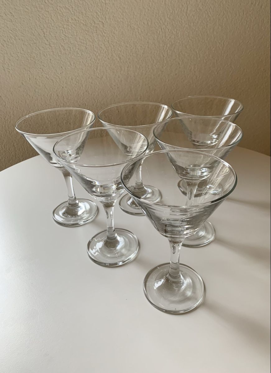 Bicchieri: 6 Martini Gläser, Cocktailgläser Set – Usato da Zürich venduto da Leonieonie. 1