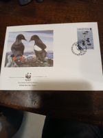 Île de Man WWF - Premier jour émission oiseaux mer rare!