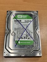 WD 500GB Defekte Festplatte 