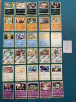 Pokemon Sammelkarten, Set mit 30 Stk. von 2019, EN + DE