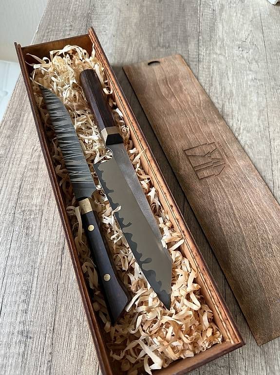 Coltelli da cucina: Couteau forgé à la main – Nuovo e nell'imballaggio originale da Nyon venduto da vla_r5m7 1