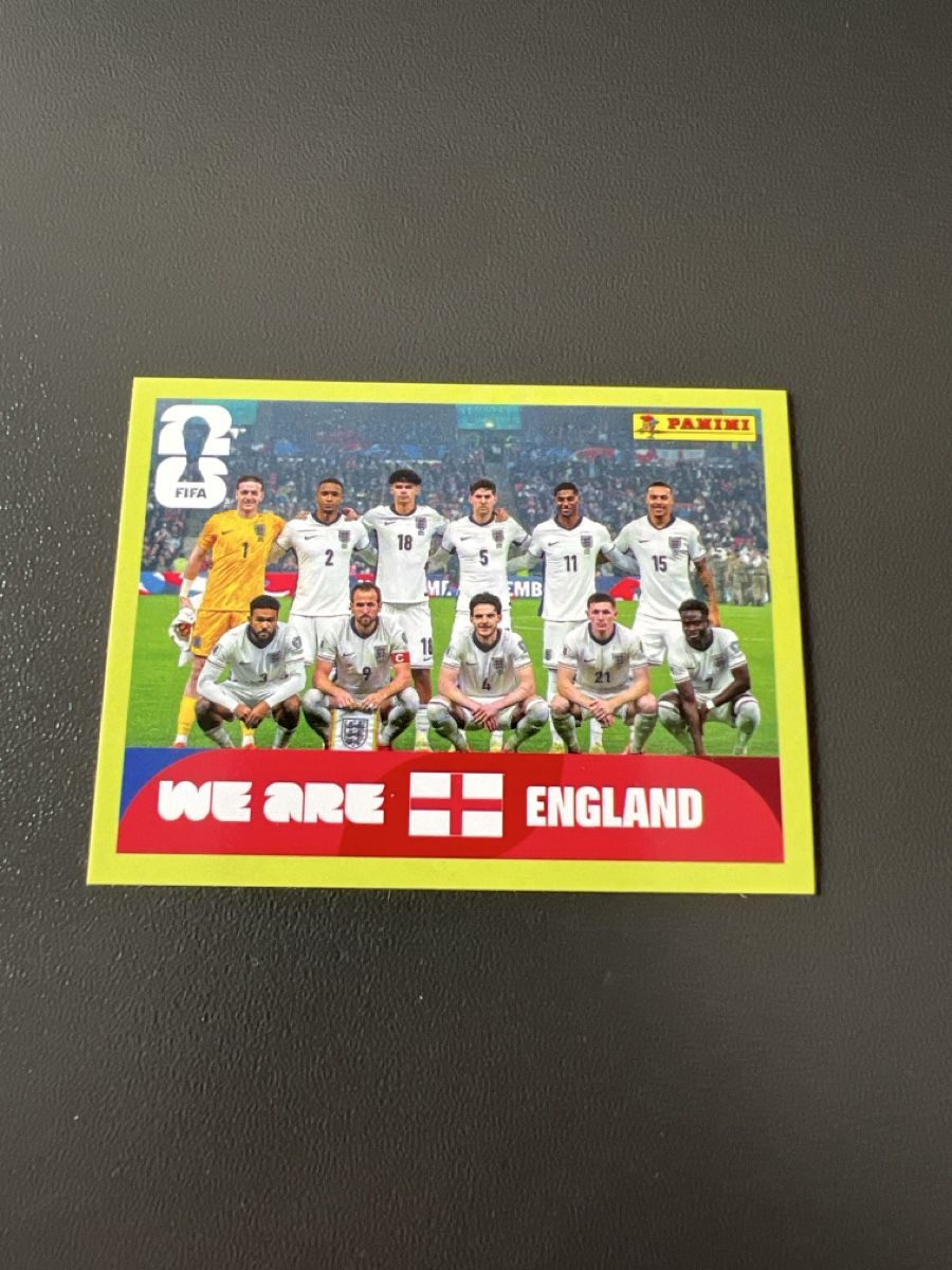 Panini Carte collezionabili: Team England ENG 13 Panini WM 2026 – Nuovo (secondo la descrizione) da Möhlin venduto da fl433