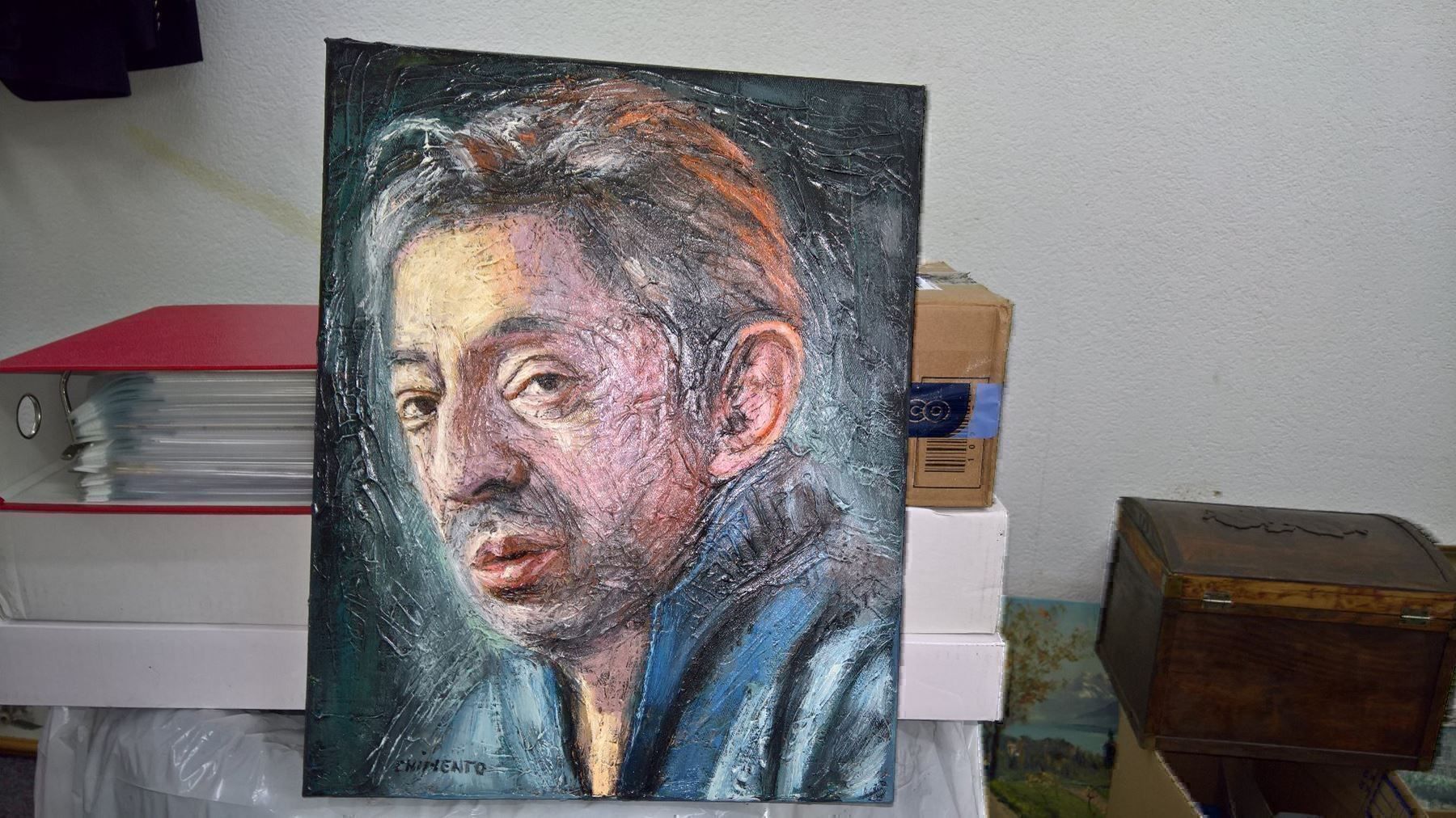 Dipinti: Serge Gainsbourg en portrait – Nuovo (secondo la descrizione) da Matran venduto da Bridge-Mania 3
