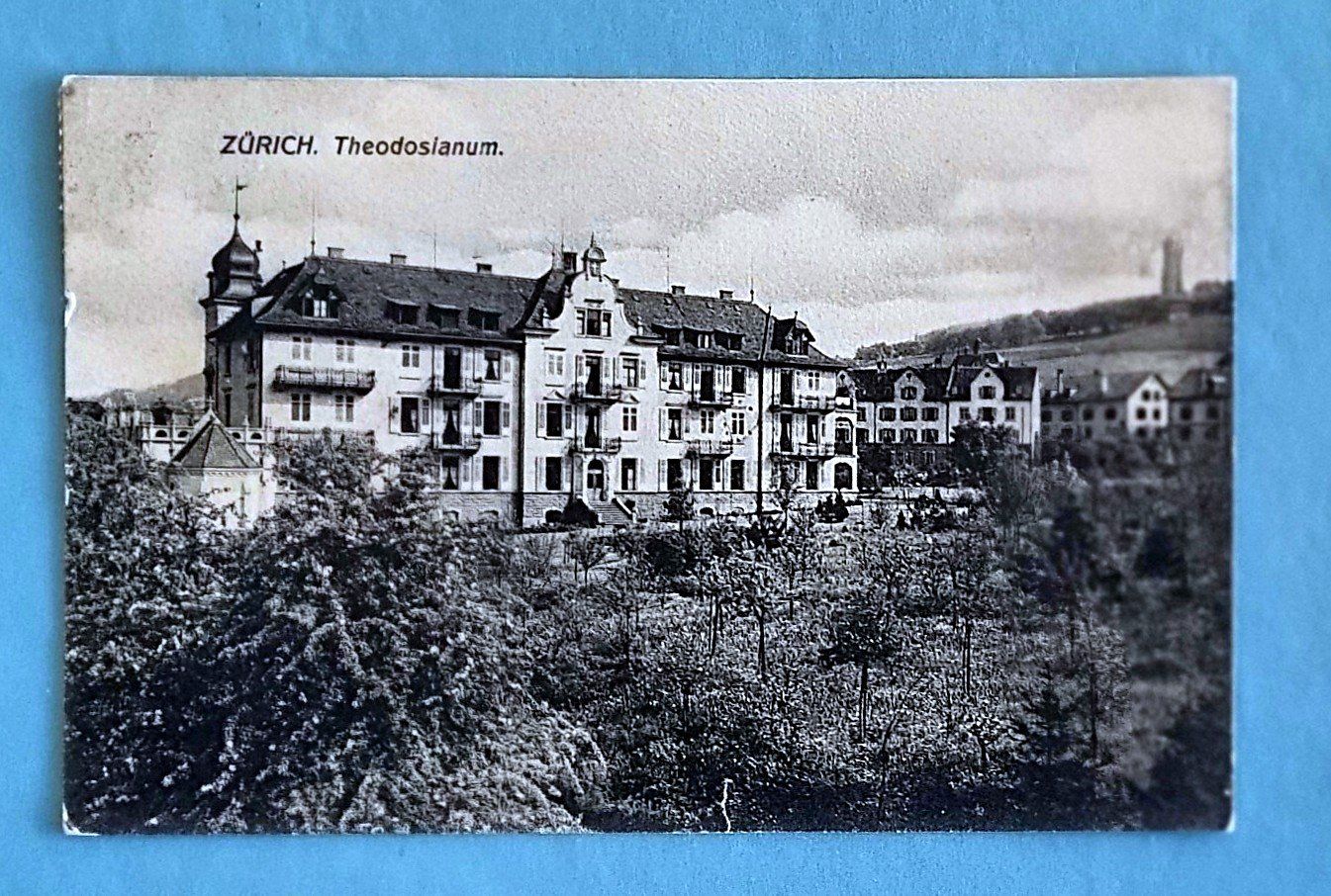 Cartoline postali: Zürich - Theodosianum - 1908 – Usato da Rothrist venduto da RROENK